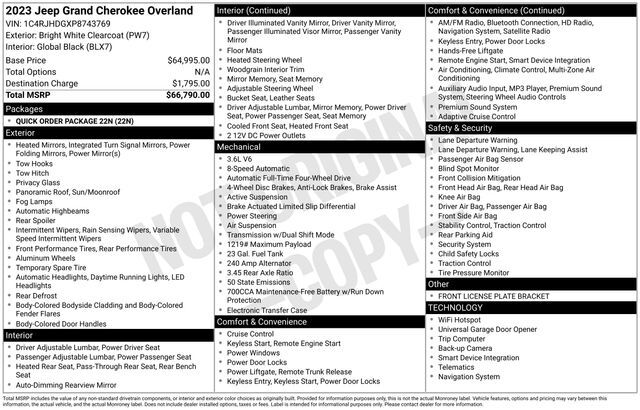 2023 Jeep Grand Cherokee Overland Raleigh NC