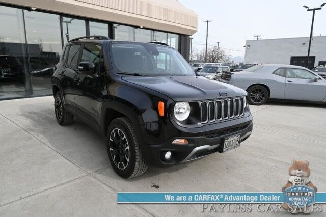 2023 Jeep Renegade Latitude / 4X4 / Auto Start / Upland Edition / Panoramic Sunroof / Navigation / Lane Depart & Blind Spot Alert / Apple CarPlay & Android Auto / Back Up Camera / Premium Audio System / 29 MPG / 1-Owner Anchorage AK