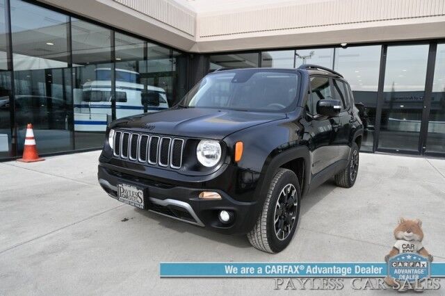2023 Jeep Renegade Latitude / 4X4 / Auto Start / Upland Edition / Panoramic Sunroof / Navigation / Lane Depart & Blind Spot Alert / Apple CarPlay & Android Auto / Back Up Camera / Premium Audio System / 29 MPG / 1-Owner Anchorage AK