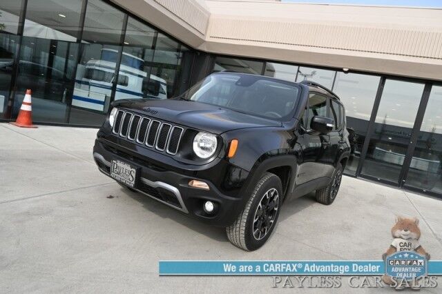 2023 Jeep Renegade Latitude / 4X4 / Auto Start / Upland Edition / Panoramic Sunroof / Navigation / Lane Depart & Blind Spot Alert / Apple CarPlay & Android Auto / Back Up Camera / Premium Audio System / 29 MPG / 1-Owner Anchorage AK