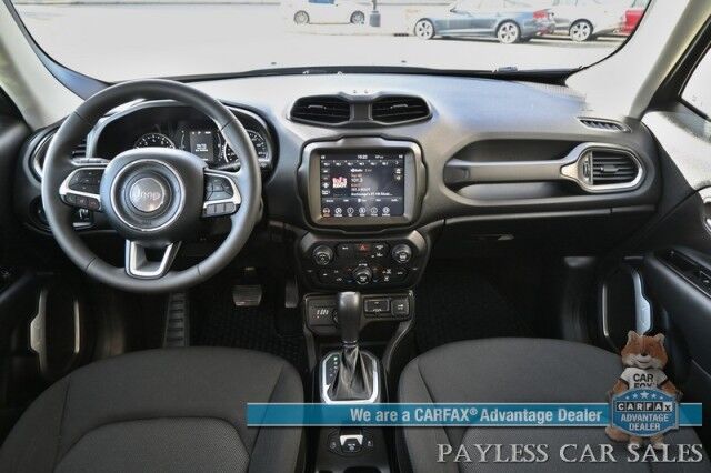 2023 Jeep Renegade Latitude / 4X4 / Power Locks, Windows & Mirrors / Lane Depart & Blind Spot Alert / Navigation / Apple CarPlay & Android Auto / Back Up Camera / Cruise Control / Push Button Start / 29 MPG / Only 3K Miles / 1-Owner Anchorage AK