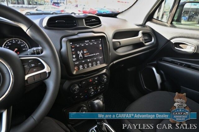 2023 Jeep Renegade Latitude / 4X4 / Power Locks, Windows & Mirrors / Lane Depart & Blind Spot Alert / Navigation / Apple CarPlay & Android Auto / Back Up Camera / Cruise Control / Push Button Start / 29 MPG / Only 3K Miles / 1-Owner Anchorage AK