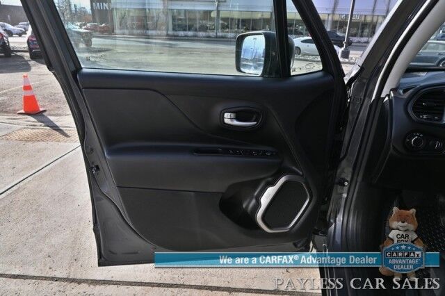 2023 Jeep Renegade Latitude / 4X4 / Power Locks, Windows & Mirrors / Lane Depart & Blind Spot Alert / Navigation / Apple CarPlay & Android Auto / Back Up Camera / Cruise Control / Push Button Start / 29 MPG / Only 3K Miles / 1-Owner Anchorage AK