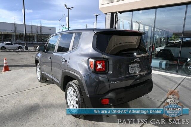 2023 Jeep Renegade Latitude / 4X4 / Power Locks, Windows & Mirrors / Lane Depart & Blind Spot Alert / Navigation / Apple CarPlay & Android Auto / Back Up Camera / Cruise Control / Push Button Start / 29 MPG / Only 3K Miles / 1-Owner Anchorage AK