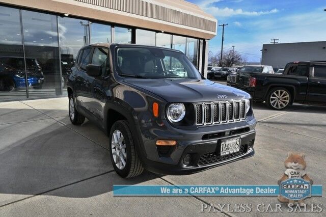 2023 Jeep Renegade Latitude / 4X4 / Power Locks, Windows & Mirrors / Lane Depart & Blind Spot Alert / Navigation / Apple CarPlay & Android Auto / Back Up Camera / Cruise Control / Push Button Start / 29 MPG / Only 3K Miles / 1-Owner Anchorage AK