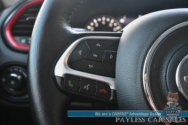 2023 Jeep Renegade Trailhawk / 4X4 / Auto Start / Power & Heated Leather Seats / Heated Steering Wheel / NAV / Lane Departure & Blind Spot Alert / Apple CarPlay & Android Auto / Back Up Camera / Keyless Entry & Start / 1-Owner Anchorage AK