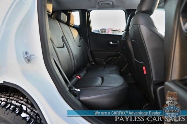 2023 Jeep Renegade Trailhawk / 4X4 / Elite Group / Auto Start / Heated Leather Seats & Steering Wheel / NAV / Lane Departure & Blind Spot Alert / Apple CarPlay & Android Auto / Back Up Camera / Keyless Entry & Start / 1-Owner Anchorage AK