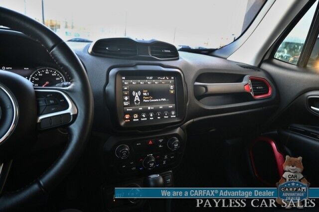 2023 Jeep Renegade Trailhawk / 4X4 / Elite Group / Auto Start / Heated Leather Seats & Steering Wheel / NAV / Lane Departure & Blind Spot Alert / Apple CarPlay & Android Auto / Back Up Camera / Keyless Entry & Start / 1-Owner Anchorage AK