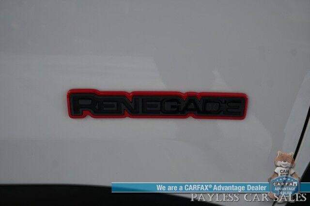 2023 Jeep Renegade Trailhawk / 4X4 / Elite Group / Auto Start / Power & Heated Leather Seats / Heated Steering Wheel / NAV / Lane Departure & Blind Spot Alert / Apple CarPlay & Android Auto / Back Up Camera / Keyless Entry & Start / 1-Owner Anchorage AK