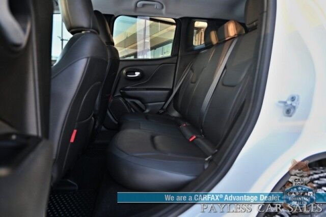 2023 Jeep Renegade Trailhawk / 4X4 / Elite Group / Auto Start / Power & Heated Leather Seats / Heated Steering Wheel / NAV / Lane Departure & Blind Spot Alert / Apple CarPlay & Android Auto / Back Up Camera / Keyless Entry & Start / 1-Owner Anchorage AK