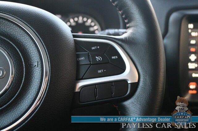 2023 Jeep Renegade Trailhawk / 4X4 / Elite Group / Auto Start / Power & Heated Leather Seats / Heated Steering Wheel / NAV / Lane Departure & Blind Spot Alert / Apple CarPlay & Android Auto / Back Up Camera / Keyless Entry & Start / 1-Owner Anchorage AK