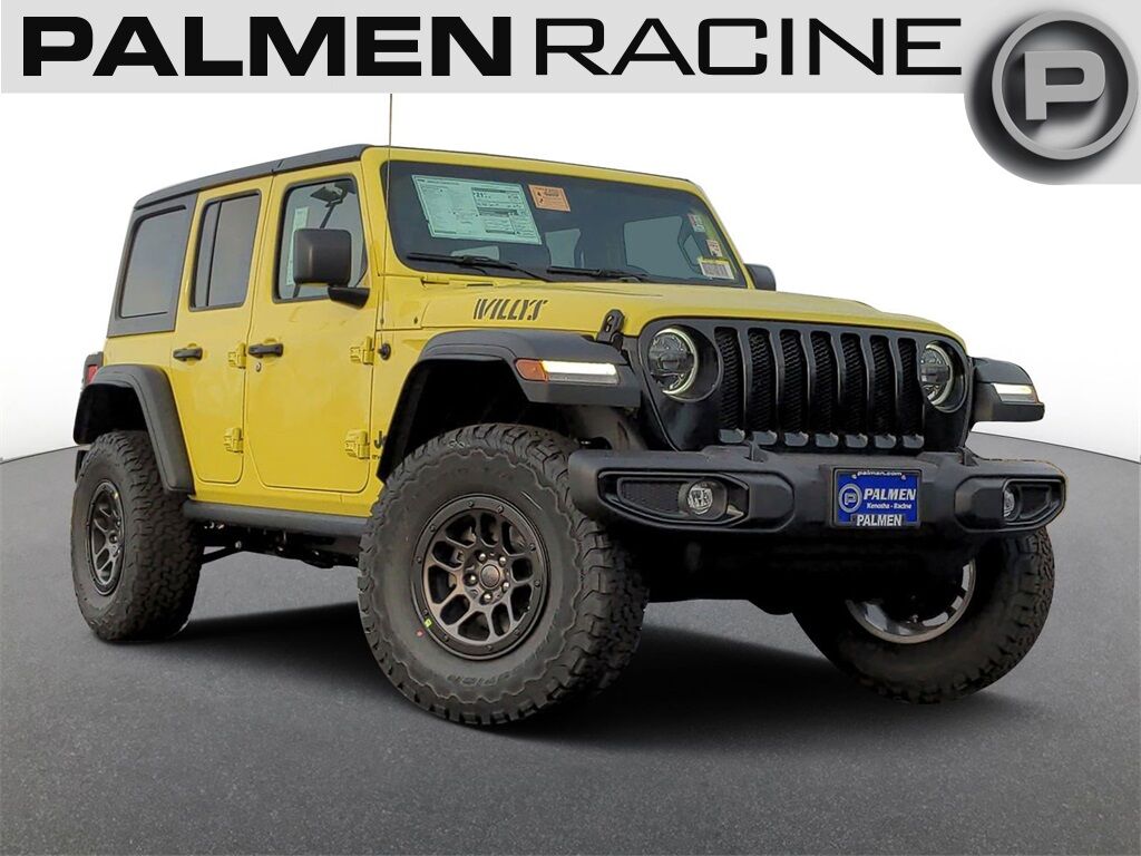 New 2023 Jeep WRANGLER 4DOOR WILLYS 4X4 in Racine WI