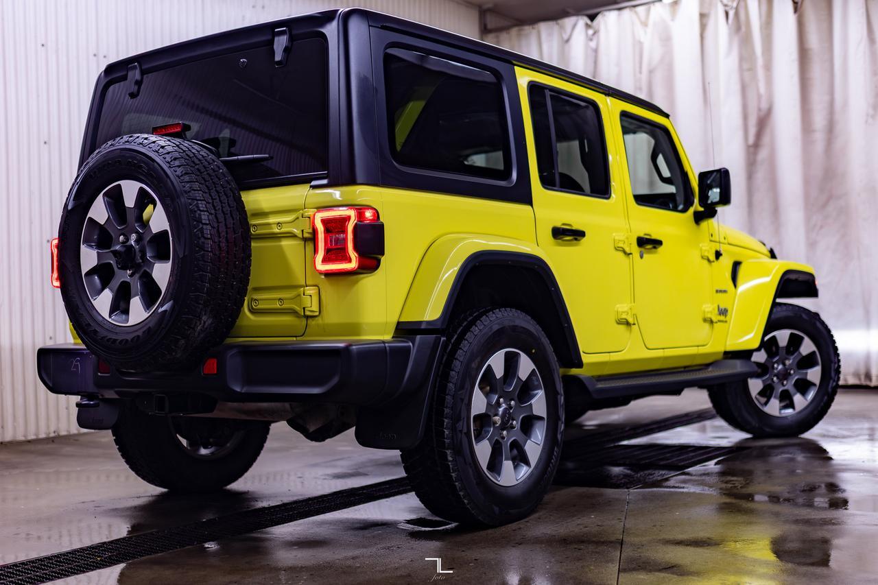 2023 Jeep Wrangler 4x4 Sahara Leather Nav BCam Red Deer AB