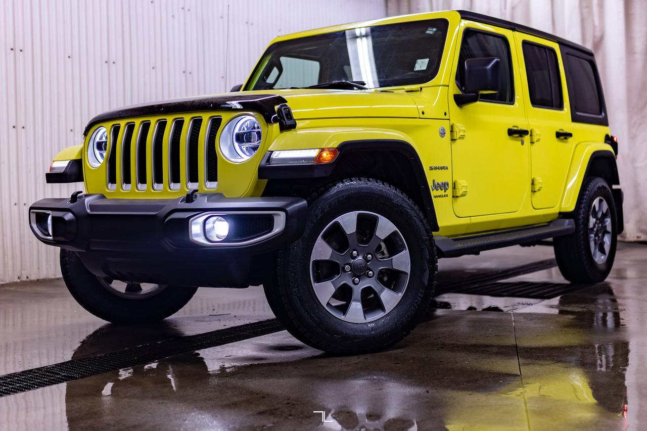 2023 Jeep Wrangler 4x4 Sahara Leather Nav BCam Red Deer AB
