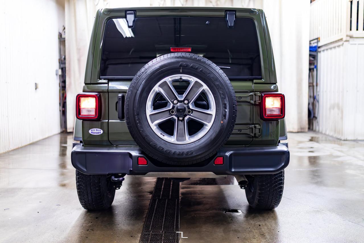 2023 Jeep Wrangler 4x4 Sahara Nav BCam Red Deer AB