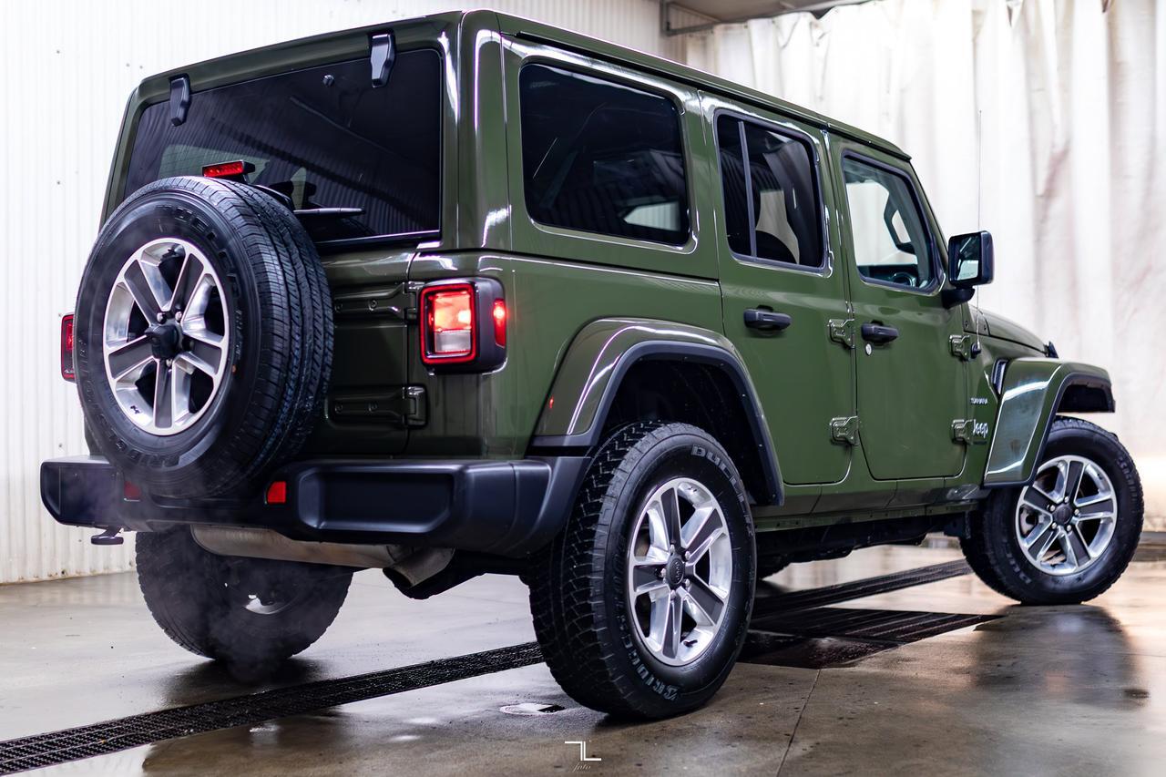 2023 Jeep Wrangler 4x4 Sahara Nav BCam Red Deer AB