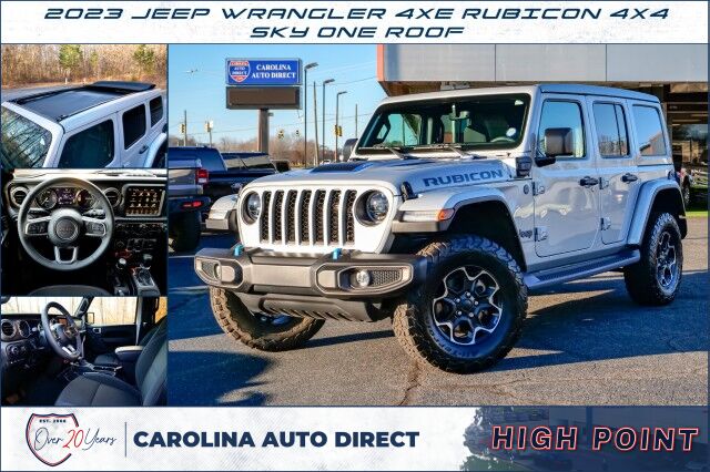 2023 Jeep Wrangler 4xe Rubicon 4X4 / Sky One Roof / Heated Seats!