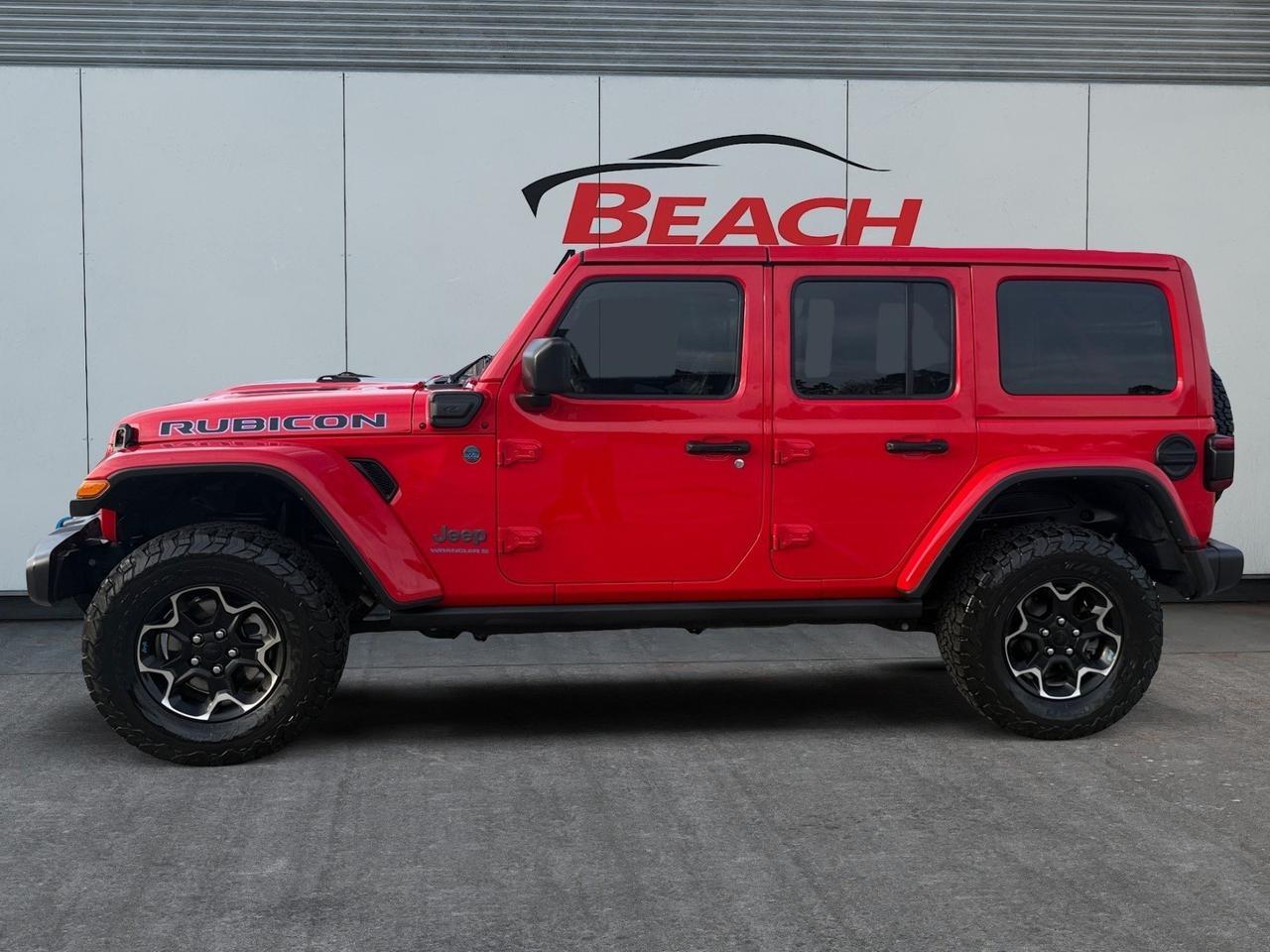2023 Jeep Wrangler 4xe Rubicon, APPLE CARPLAY/ANDROID AUTO, HEATED SEATS, HEATED STEERING WHEEL, POWER/HEATED MIRRORS, UNIVERSAL GARAGE DOOR OPENER, WIFI, REMOTE START, CLEAN CARFAX, ONLY 1 OWNER, ELECTRIC WHEN YOU WANT IT GAS WHEN YOU NEED IT! Norfolk VA