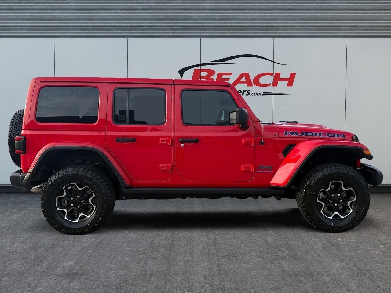 2023 Jeep Wrangler 4xe Rubicon, APPLE CARPLAY/ANDROID AUTO, HEATED SEATS, HEATED STEERING WHEEL, POWER/HEATED MIRRORS, UNIVERSAL GARAGE DOOR OPENER, WIFI, REMOTE START, CLEAN CARFAX, ONLY 1 OWNER, ELECTRIC WHEN YOU WANT IT GAS WHEN YOU NEED IT! Norfolk VA