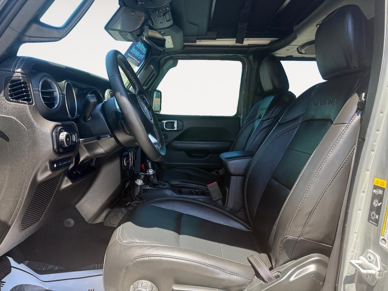 2023 Jeep Wrangler 4xe Sahara, HEATED SEATS, APPLE CARPLAY/ANDROID AUTO, WIFI, BACKUP CAMERA, HEATED STEERING WHEEL, UNIVERSAL GARAGE DOOR OPENER, TOW HOOKS, RUNNING BOARDS, TOW PACKAGE, CLEAN CARFAX, ONLY 1 OWNER, THIS JEEP IS READY FOR IT'S NEXT ADVENTURE!