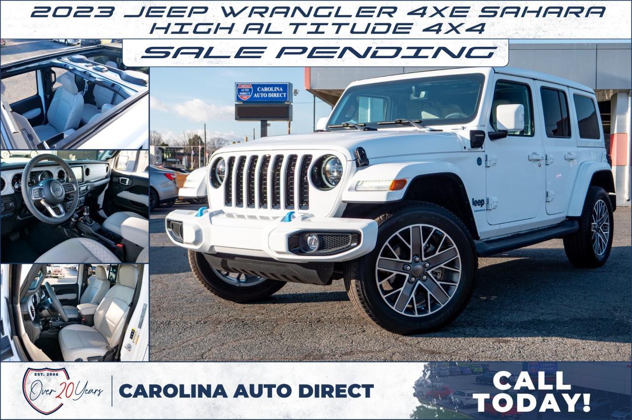 2023 Jeep Wrangler 4xe Sahara High Altitude 4X4 / Sky One Roof!