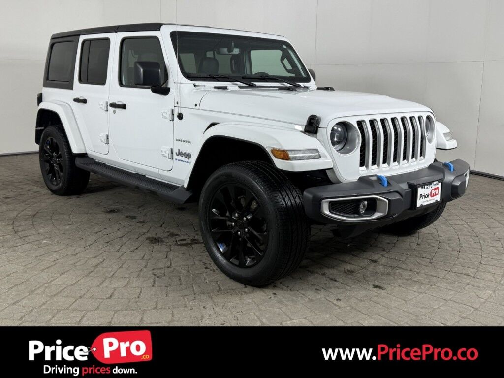 2023 Jeep Wrangler 4xe Sahara Leather 4x4 w/1-Touch Pwr Top