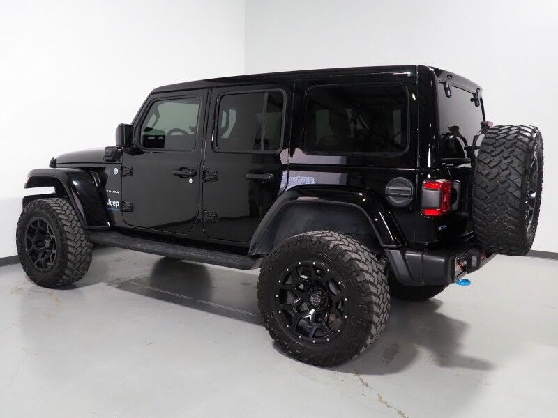 2023 Jeep Wrangler 4xe Sahara *SKY ONE-TOUCH POWER-TOP, NAVIGATION, BACKUP-CAMERA, COLOR TOUCHSCREEN, MCKINLEY LEATHER, HEATED SEATS/STEERING, REMOTE START, KEYLESS ENTRY, ALPINE AUDIO, ANDROID & APPLE Round Rock TX
