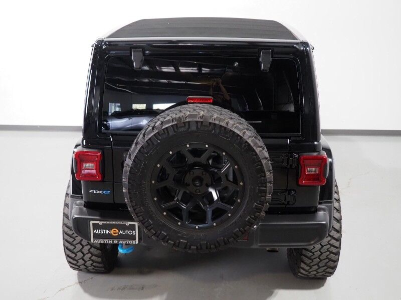 2023 Jeep Wrangler 4xe Sahara *SKY ONE-TOUCH POWER-TOP, NAVIGATION, BACKUP-CAMERA, COLOR TOUCHSCREEN, MCKINLEY LEATHER, HEATED SEATS/STEERING, REMOTE START, KEYLESS ENTRY, ALPINE AUDIO, ANDROID & APPLE Round Rock TX