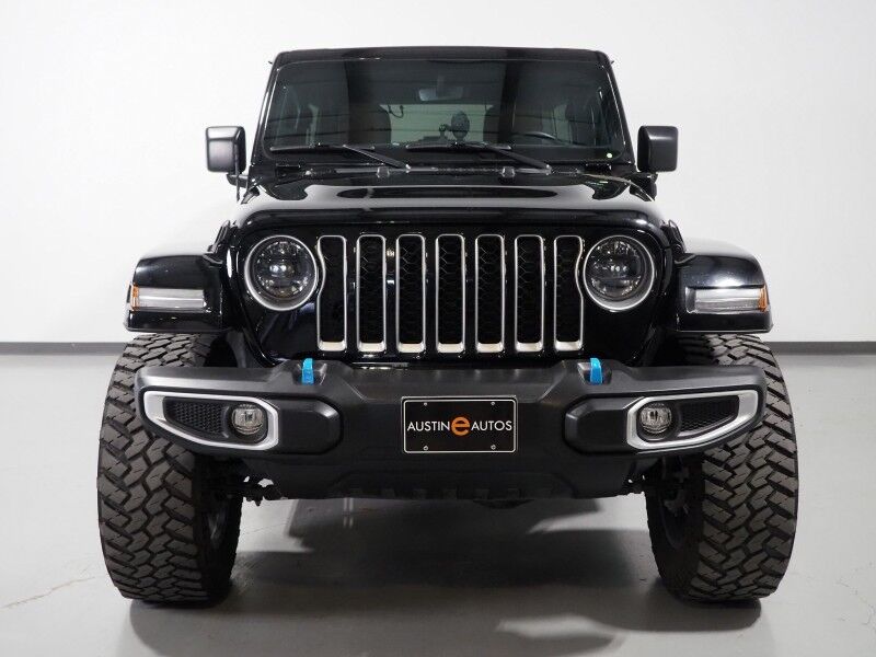 2023 Jeep Wrangler 4xe Sahara *SKY ONE-TOUCH POWER-TOP, NAVIGATION, BACKUP-CAMERA, COLOR TOUCHSCREEN, MCKINLEY LEATHER, HEATED SEATS/STEERING, REMOTE START, KEYLESS ENTRY, ALPINE AUDIO, ANDROID & APPLE Round Rock TX