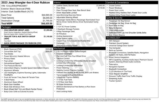 2023 Jeep Wrangler Rubicon 4xe Raleigh NC