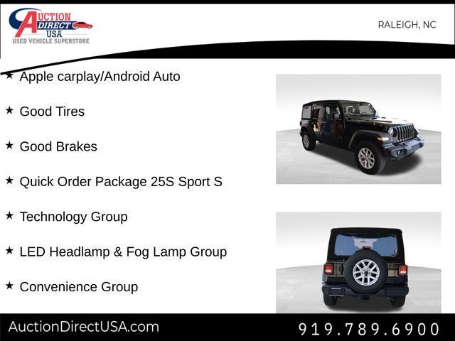 2023 Jeep Wrangler Sport S Raleigh NC
