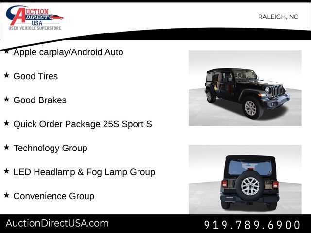 2023 Jeep Wrangler Sport S Raleigh NC