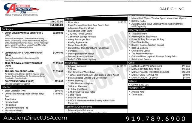 2023 Jeep Wrangler Sport S Raleigh NC