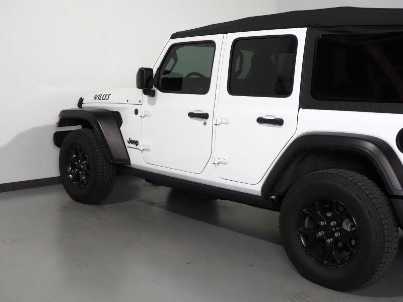 2023 Jeep Wrangler Willys 4WD *8-SPD AUTOMATIC, BACKUP-CAMERA, COLOR TOUCHSCREEN, SUNRIDER SOFT TOP, MULTI-FUNCTION STEERING WHEEL, 17 INCH ALLOYS, LED HEADLIGHTS, BLUETOOTH PHONE & AUDIO Round Rock TX