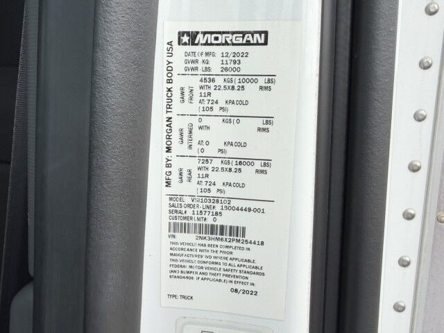 2023 Kenworth T280 28' Dry Box Truck with 2,500 lbs. Lift Gate Homestead FL