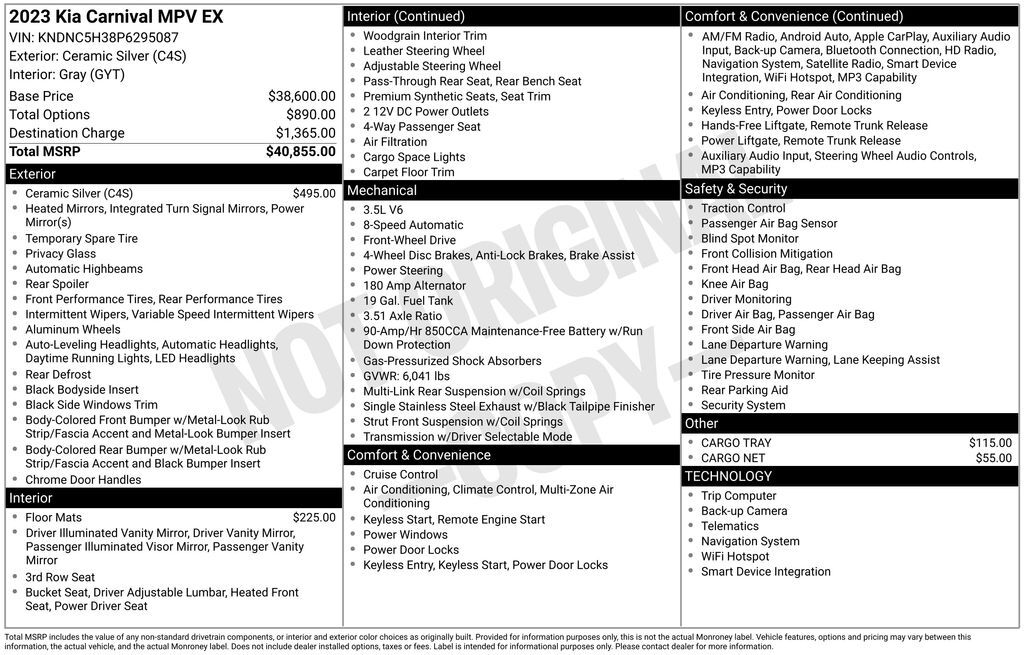 2023 Kia Carnival MPV EX Akron OH
