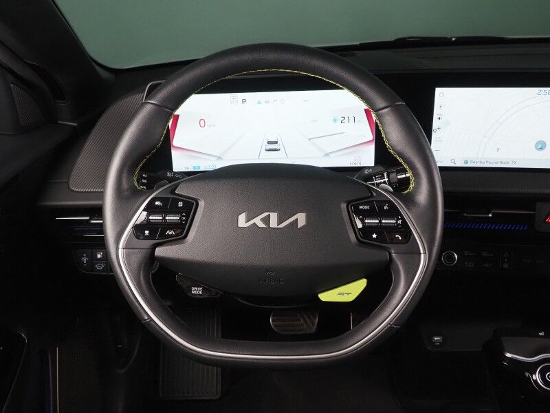 2023 Kia EV6 GT AWD *HEADS-UP DISPLAY, NAVIGATION, ADAPTIVE CRUISE, SAFETY ALERTS, 360 VIEW CAMERAS, MOONROOF, HEATED SPORT SEATS/STEERING, REMOTE PARKING, MERIDIAN AUDIO, WIRELESS CHARGING, ANDROID & APPLE Round Rock TX