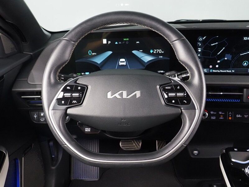 2023 Kia EV6 GT-Line *HEADS-UP DISPLAY, NAVIGATION, ADAPTIVE CRUISE, SAFETY ALERTS, 360 VIEW CAMERAS, MOONROOF, SUEDE LEATHER, CLIMATE SEATS, 19 INCH WHEELS, MERIDIAN AUDIO, WIRELESS CHARGING, ANDROID & APPLE Round Rock TX