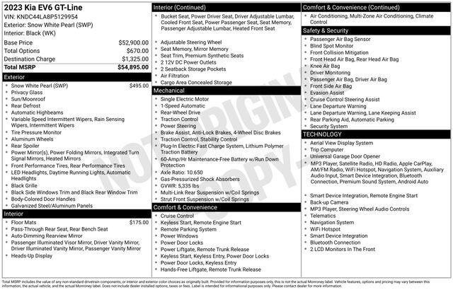 2023 Kia EV6 GT-Line Raleigh NC