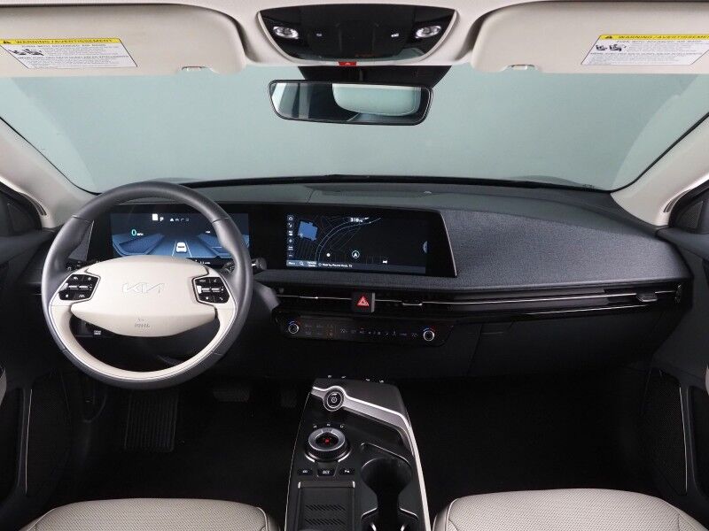 2023 Kia EV6 Wind (77 kWh Battery - 310 Mile Range) *NAVIGATION, SAFETY ALERTS, ADAPTIVE CRUISE, 360 VIEW CAMERAS, DIGITAL COCKPIT, VEGAN LEATHER, CLIMATE SEATS, WIRELESS CHARING, MERIDIAN AUDIO, APPLE CARPLAY