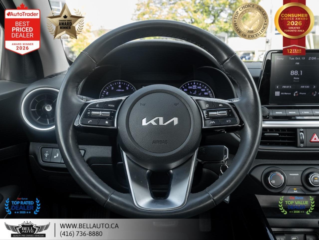 2023 Kia Forte EX | B.CAM | BLNDSPT | HTDSTS | DRVMDS | NOACCIDENT Toronto ON