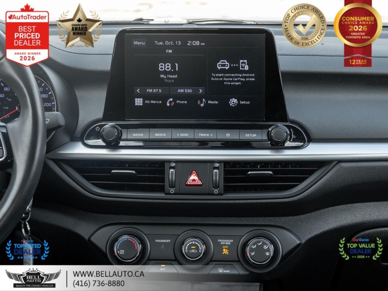 2023 Kia Forte EX | B.CAM | BLNDSPT | HTDSTS | DRVMDS | NOACCIDENT Toronto ON