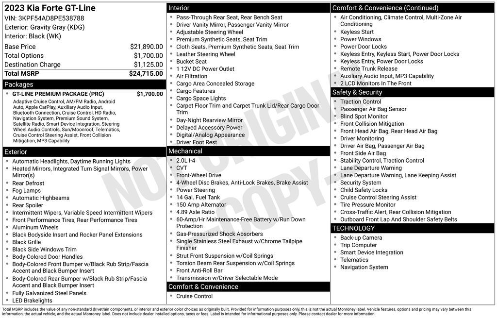 2023 Kia Forte GT-Line Akron OH