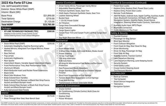 2023 Kia Forte GT-Line Raleigh NC