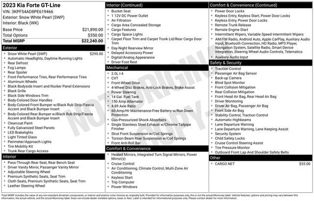 2023 Kia Forte GT-Line Raleigh NC