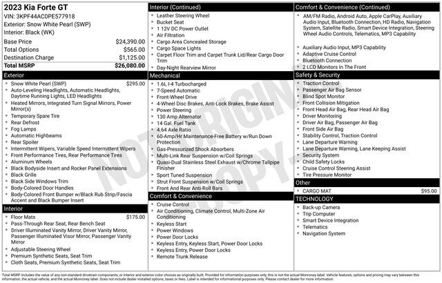 2023 Kia Forte GT Raleigh NC