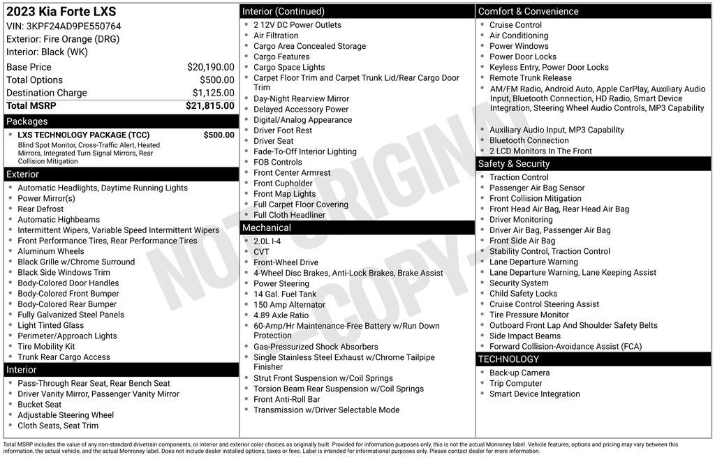 2023 Kia Forte LXS Akron OH