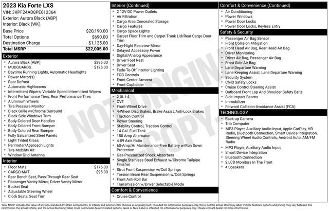 2023 Kia Forte LXS Raleigh NC