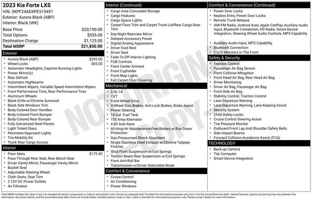 2023 Kia Forte LXS Raleigh NC
