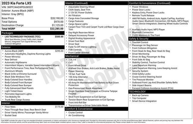 2023 Kia Forte LXS Raleigh NC